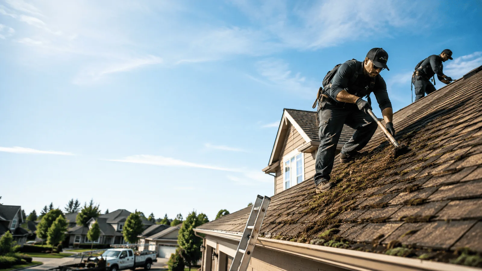 Roof Moss Removal in Saint Peter, MN near me